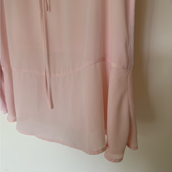 Tristan Pink Tie-Front Blouse - Picture 3 of 8